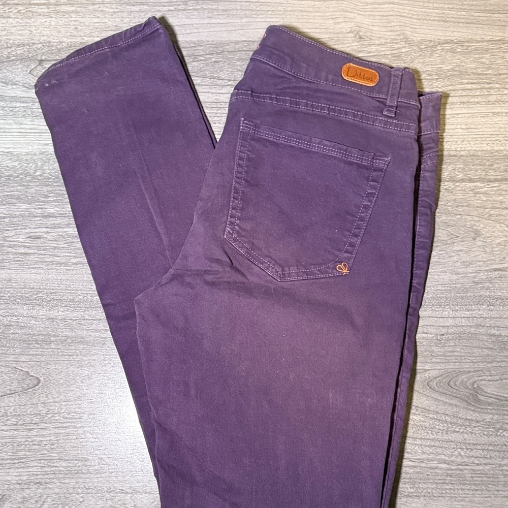 Dittos Women's Deep Purple Skinny Jeans